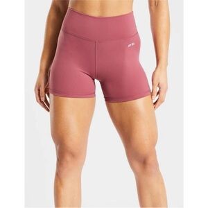 AYBL Staple Shorts Spandex High Rise Bike Shorts, Pink - Size small